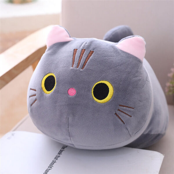 Chat en Peluche Gris
