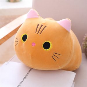 Chat en Peluche Orange