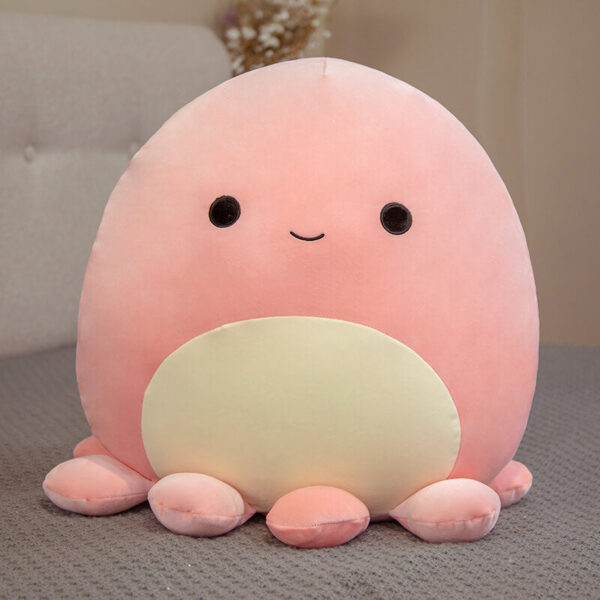 Doudou Pieuvre Rose