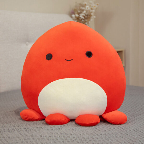 Doudou Pieuvre Rouge