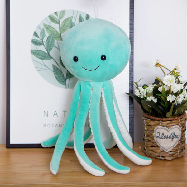 Doudou Pieuvre Vert