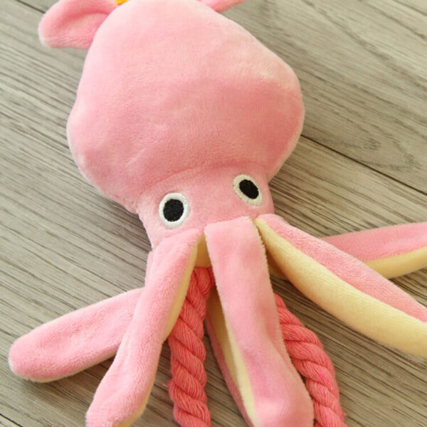 Doudou Poulpe Rose