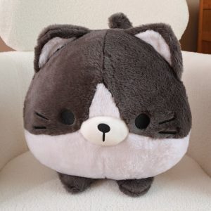 Peluche Chat Gris