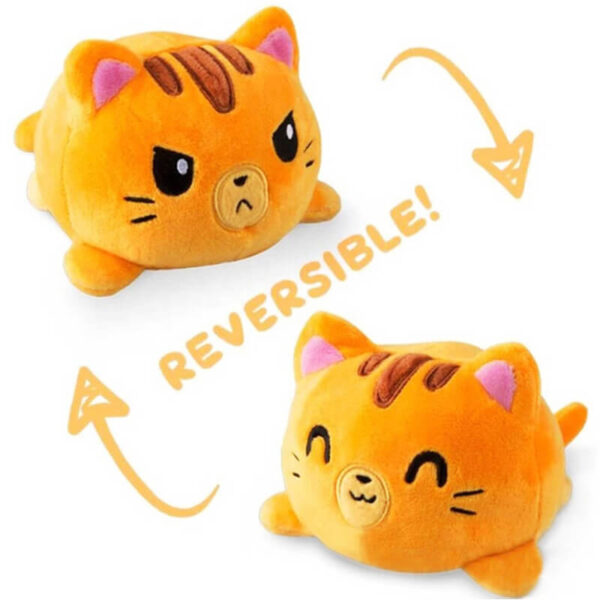 Peluche Chat Réversible