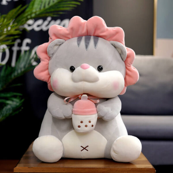 Peluche Chaton Gris