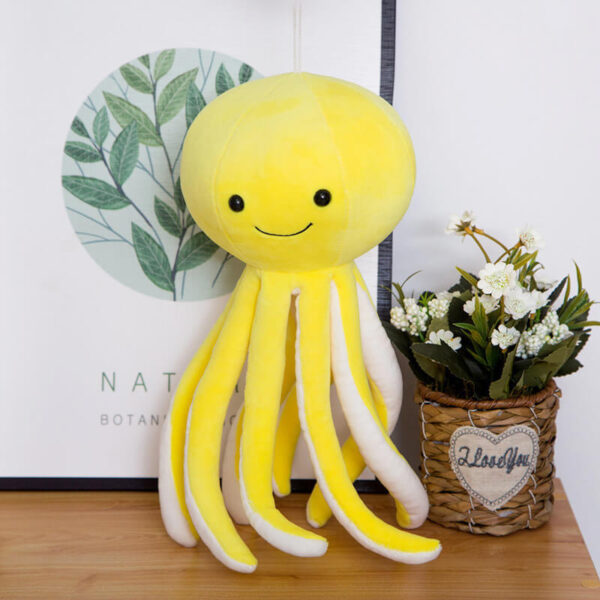 Peluche Octopus Jaune
