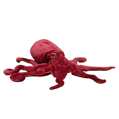 Peluche Pieuvre Geante Rouge