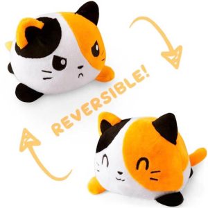 Peluche Reversible Chat Roux