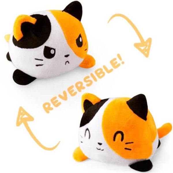 Peluche Reversible Chat Roux