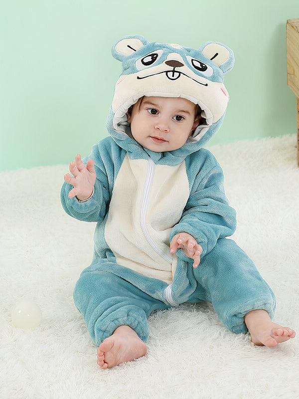 Pyjama Bébé "Hamster Bleu"