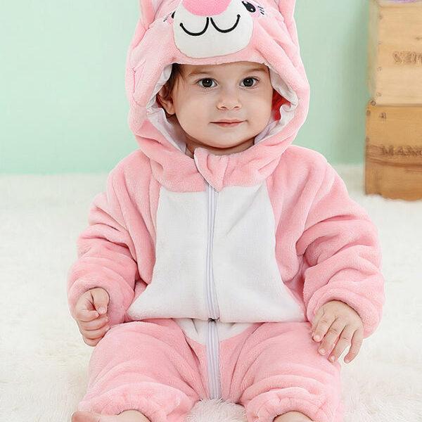 Pyjama Bébé "Chat Rose"
