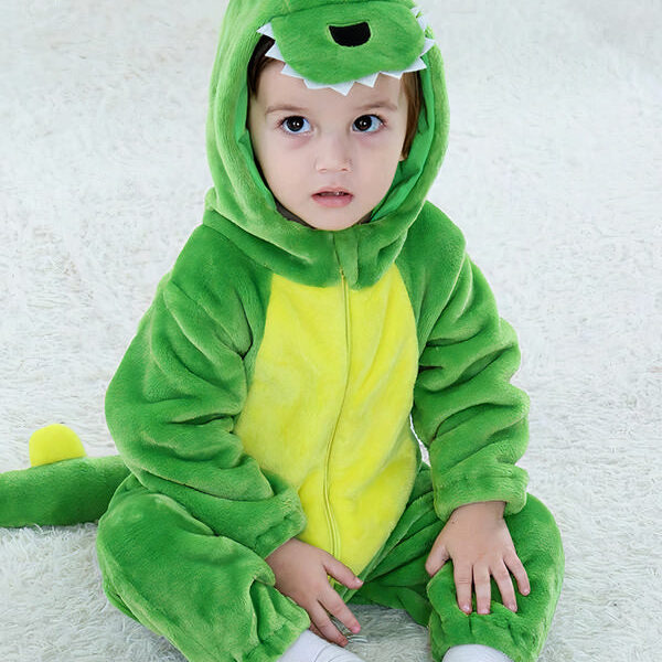 Pyjama Bébé "Dinosaure Vert"