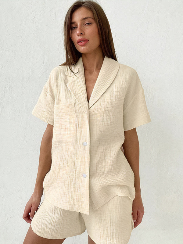 Pyjama en Crépon de Coton