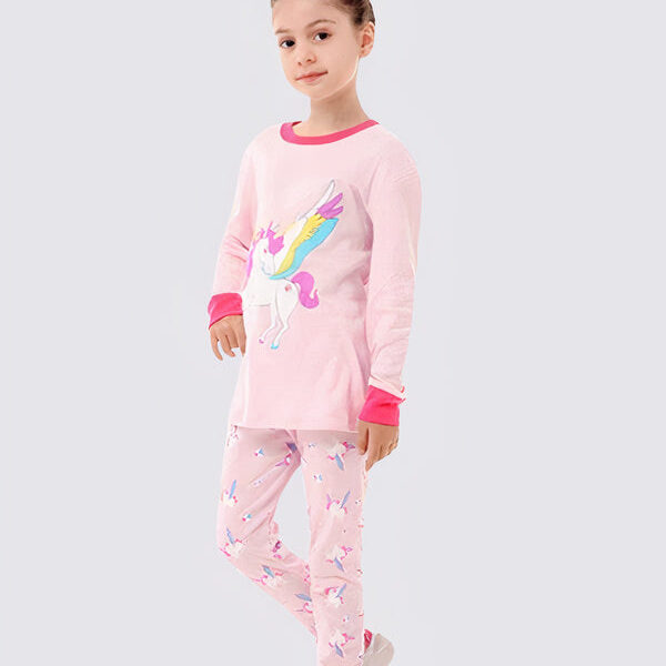 Pyjama Fille "Licorne Ailée"