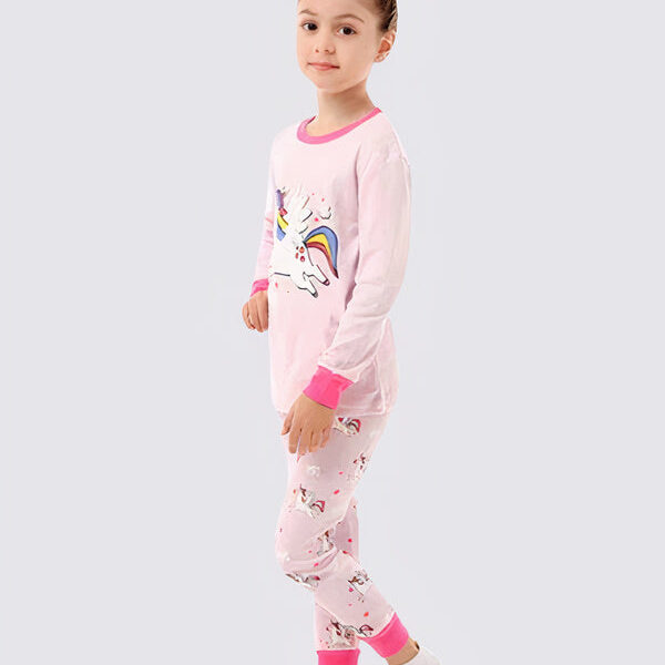 Pyjama Fille "Licorne Arc-en-Ciel"