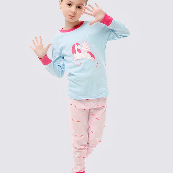 Pyjama Fille "Licorne Angélique"