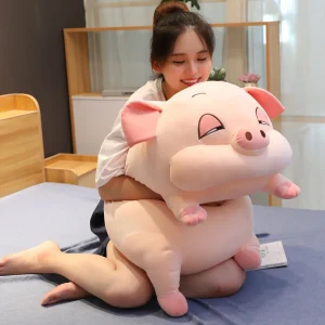 Peluche cochon hamster ultra douce et moelleuse