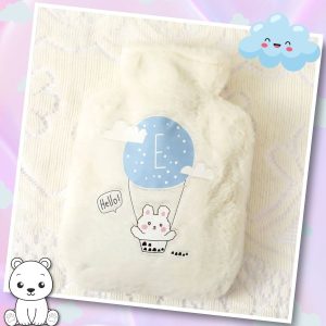 Bouillotte Peluche Ourson blanc Kawaii