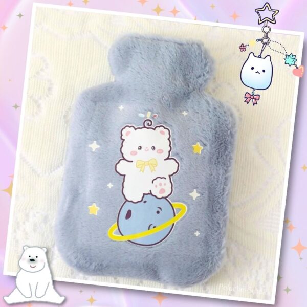 Bouillotte Peluche Ours Polaire Kawaii