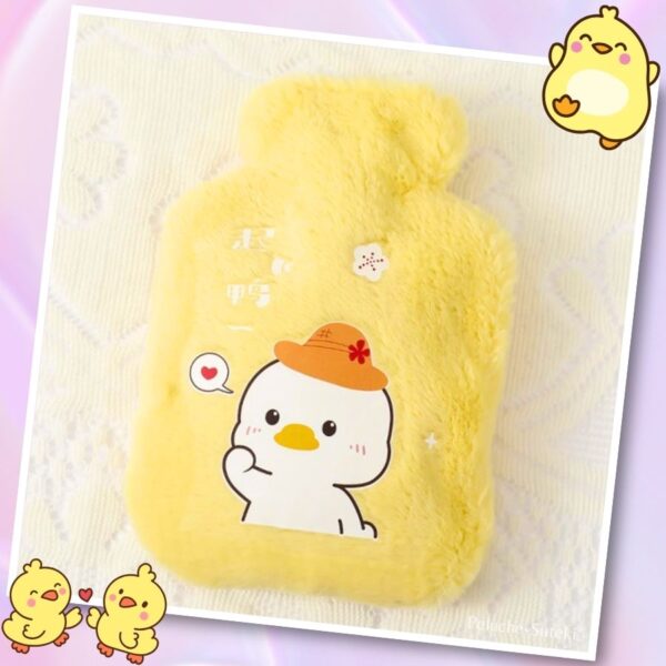 Bouillotte Peluche Poussin Kawaii