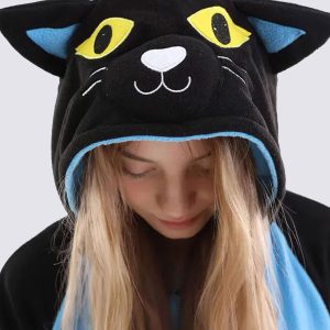 Combinaison Pyjama Pour Femme « Chat Nocturne »