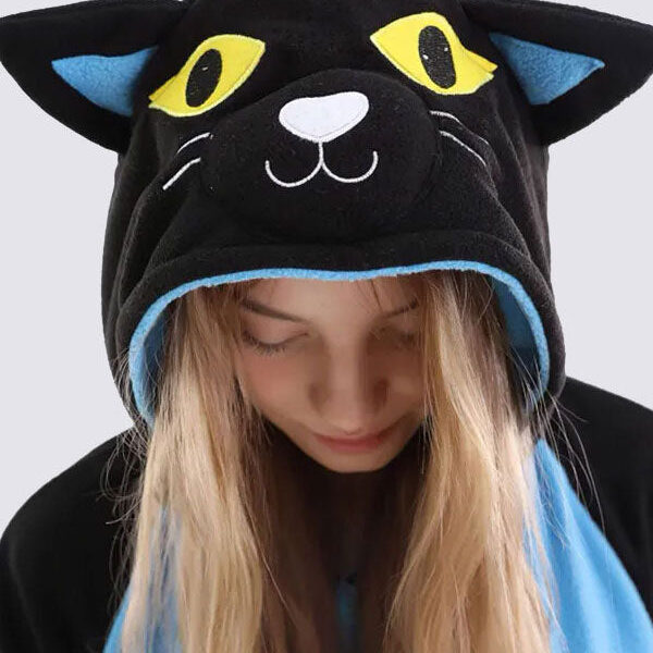 Combinaison Pyjama Pour Femme "Chat Nocturne"