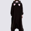 Combinaison Pyjama Pour Femme "Cochon Noir"