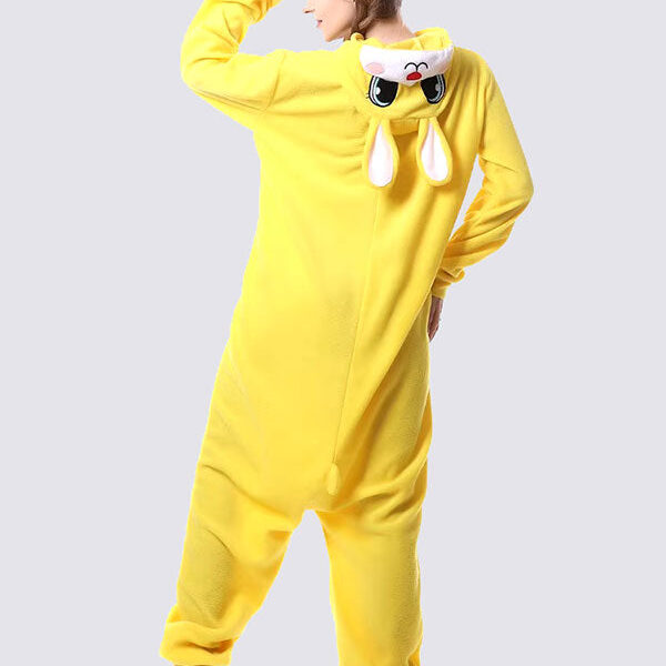 Combinaison Pyjama Pour Femme "Lapin Jaune"