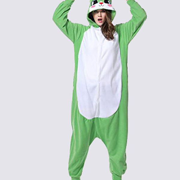 Combinaison Pyjama Pour Femme "Lapin Vert"