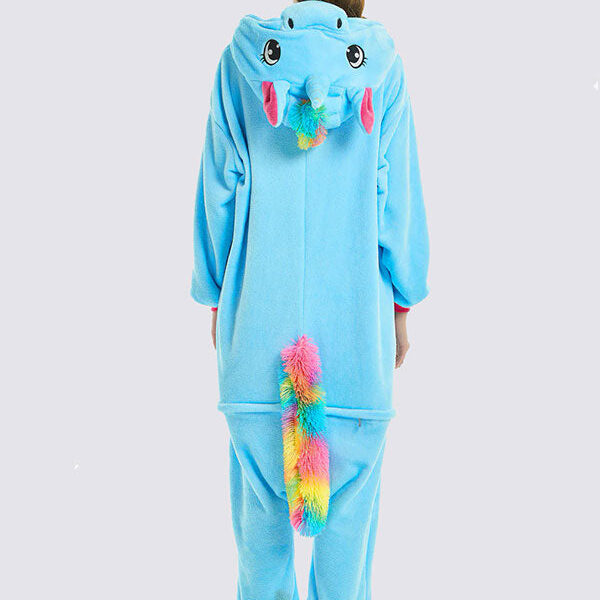 Combinaison Pyjama Pour Femme "Licorne Bleu"