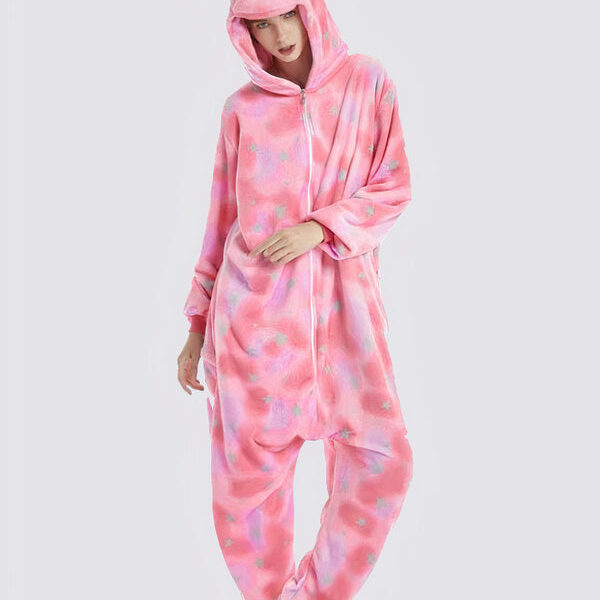 Combinaison Pyjama Pour Femme "Licorne Rose Temma"