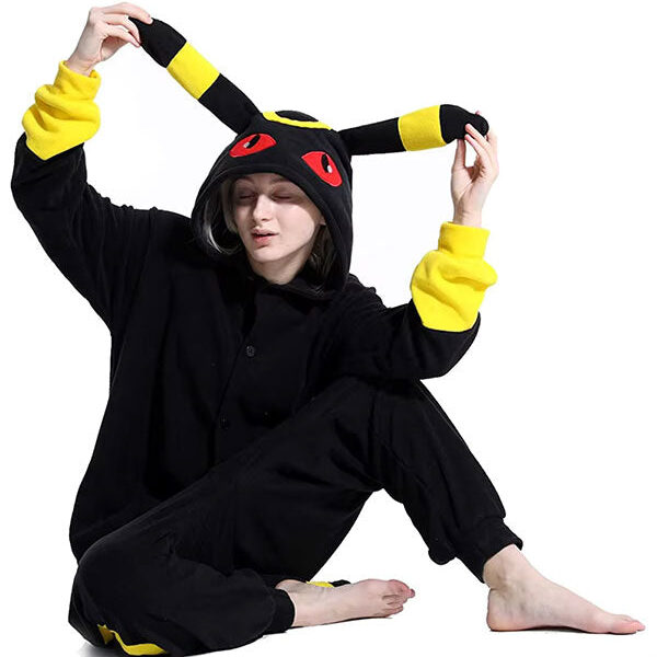 Combinaison Pyjama Pour Femme "Noctali Umbréon Jaune"