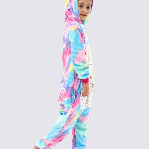 Combinaison Pyjama Pour Fille "Licorne Féerique"