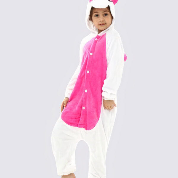 Combinaison Pyjama Pour Fille "Licorne Rose"