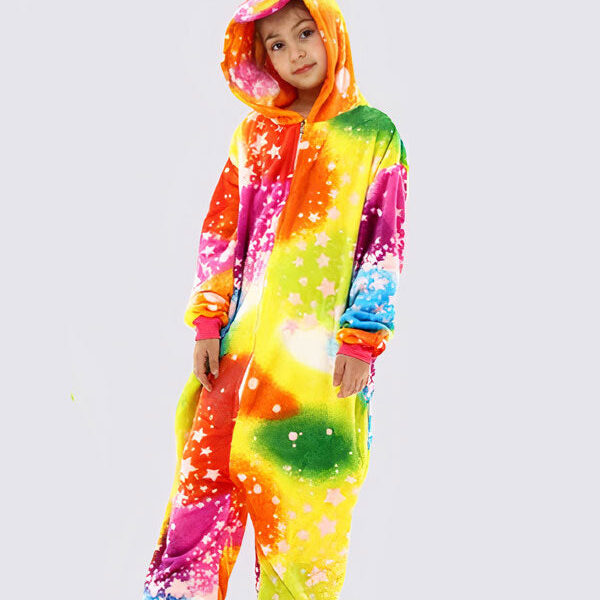 Combinaison Pyjama Pour Fille "Multicolore"