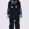 Combinaison Pyjama Pour Homme "Chat Nocturne Bleu"