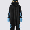 Combinaison Pyjama Pour Homme "Chat Nocturne Bleu"