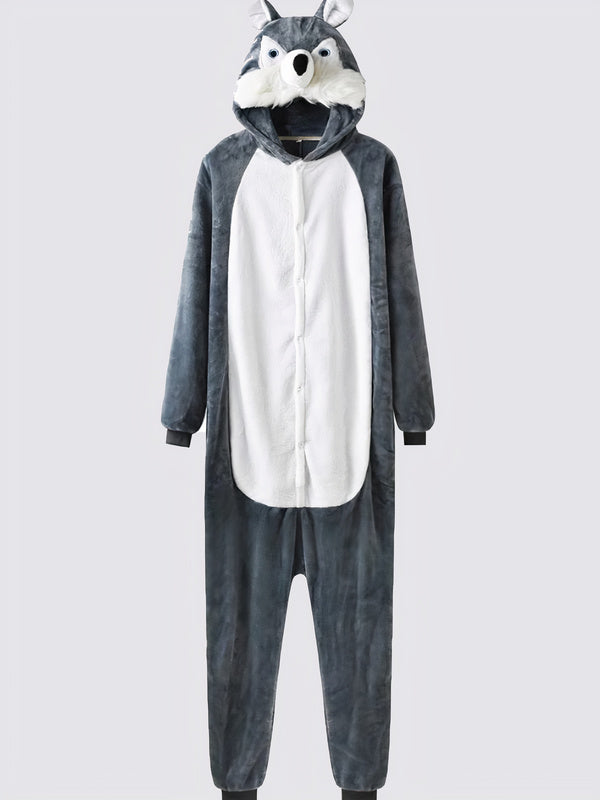 Combinaison Pyjama Pour Homme "Loup"