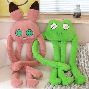 Coussin Peluche Animaux Kawaii – Long Bras Calins