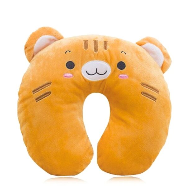 Coussin Voiture Enfant - Coussin Nuque Chat Tigré