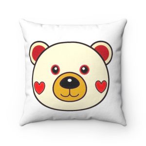 Coussin imprimé gros nounours