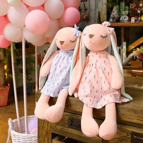 Doudou Lapin Grandes Oreilles Élégante