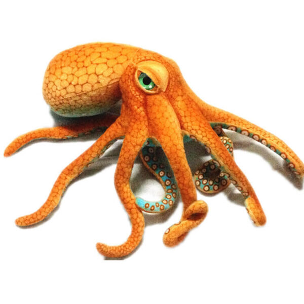 Doudou Pieuvre Orange