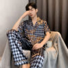 Pyjama Pour Homme en Satin "Matin Paisible"