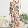 Ensemble Pyjama Pour Femme 2 Pièces "Fleur D'encre"