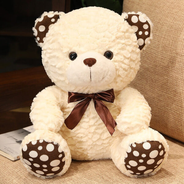 M. Fluff - Gros Ours en Peluche Blanc