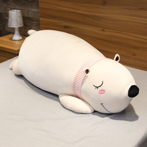 Milk - Gros ours en peluche blanc