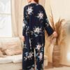 Joli Pyjama Pour Femme 3 Pièces "Aurore Boréale"