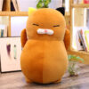 Chaton géant en peluche aux yeux rieurs
