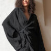 Robe de Chambre Femme Kimono Ceinturée "Refuge Douillet"